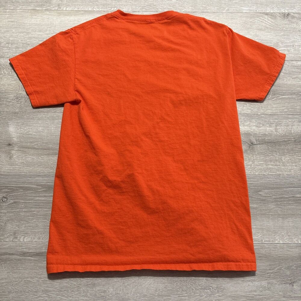 Auburn Tigers T Shirt Orange NCAA College Graphic Logo Short Sleeve Tee - Picture 3 of 3
